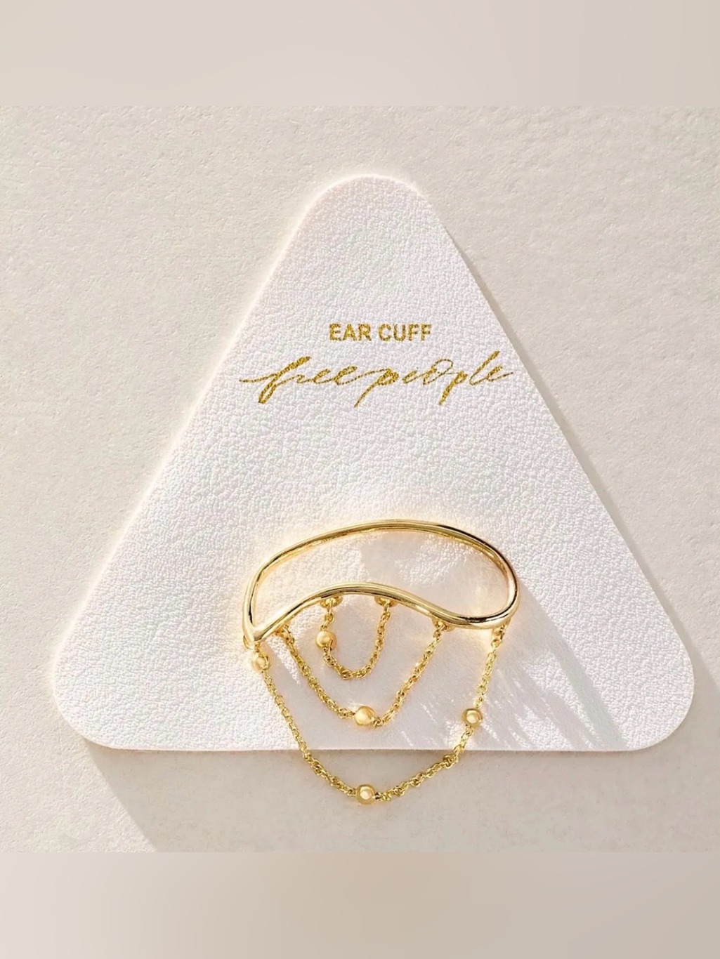 Free People Ginny Ear Cuff Gold. Nwt $48